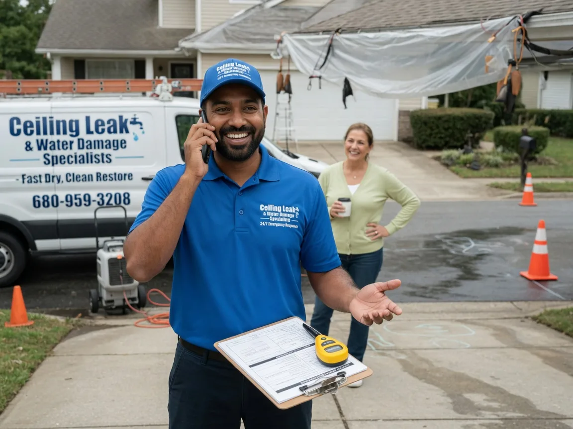 Ceiling Leak Cleanup Jackson, MO FAQs